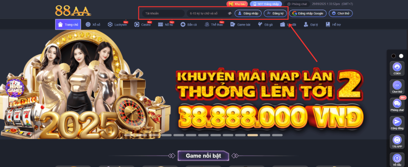 Điều kiện cần nhớ khi đăng ký tài khoản tại 88AA