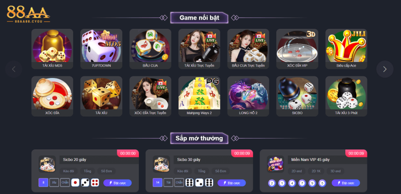 Khám phá kho game đặc sắc khi đăng nhập 88AA