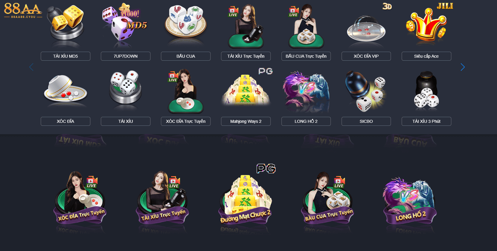 Kho game chất lượng với nhiều trò HOT